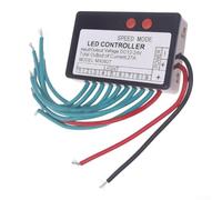 9 Channel LED Controller 12V 24V DC 27A Signage(9 way) | 9 channel support, 27A total output, 12V/24V wide voltage, per dynamic signage effects, metal plastic build
