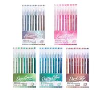 9 Colore Colorato Penna Gel Multicolore Diario Penna per Disegno Colore Codifica