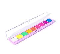 9 colori attivati dall'acqua professionale per il viso Glow Body Paint Glow In Dark Face Paint Black Light Body Paint