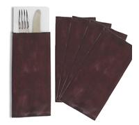 [9 COLORI] SET DA 100 BUSTE PORTAPOSATE CON TASCA 11x25 cm con tovagliolo TNT