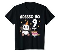 9 Compleanno Bambini & Panda Regalo Di 9 Anni Maglietta