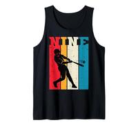 9 ° Compleanno Nove Baseball pastella 9 Anni Bday Ragazzi Bambini Canotta