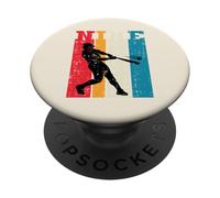 9 ° compleanno nove baseball pastella 9 anni Bday Ragazzi Bambini PopSockets PopGrip Adesivo