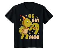 9° Compleanno Ragazza Bimba Tartaruga Ho 9 Anni Maglietta
