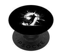 9 ° compleanno ragazzo 9 anni calcio calcio compleanno PopSockets PopGrip Adesivo