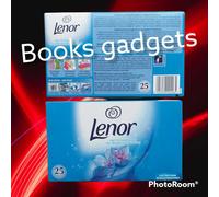 9 Conf. Lenor (225 Fogli) Profumati per Asciugatrice Piacevole Freschezza Bucato