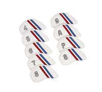 9 coperture per mazze da golf in pelle PU 4 5 6 7 8 9 A P S Golf Club Covers