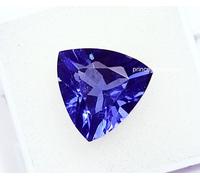 9 CT Naturale Blu Tanzanite Loose Gemma Eccellente Cubico Taglio Certificato P54