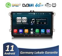 9" DAB+ 64GB Android 14 Autoradio GPS For VW Tiguan Skoda Seat Passat Golf Jetta