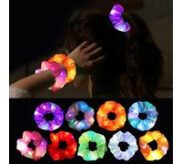 9 diademe luminose, fasce luminose, fasce per capelli LED con 3 modalità di luce, fasce elastiche luminose, accessori per capelli per ragazze, accessori per capelli per feste, accessori per feste