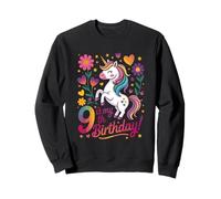 9 È Il Mio NONO Compleanno Unicorn Rainbow Magic Felpa