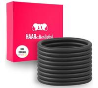 9 elastici per capelli in silicone nero, nessun ziepen, per sport, in casco BOX di capelli Aller Loving