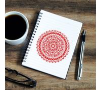 9 fogli mandala modello di dipinto a punta del punto creativo stencil mandala