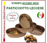 9 FORME PASTICCIOTTO LECCESE STAMPO PASTICCIOTTI CREMA PASTICCERIA FORMA STAMPO