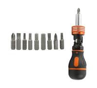 9 in 1 Multi-Bit Cacciavite Set Cricchetto Bit Kit Socket Driver Vite Utensili a mano Punta Regolabile