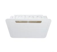 9 "In-Wall per Media Box per TV Recessed Enclosure con per la gestione dei cavi per Fire per tv 4K Plus Bianco Plastica Kit FAI DA TE