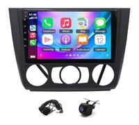 9 inch Android 14 Autoradio per BMW 1-Series E88 E82 E81 E87 2004-2011, 2+64G Head Unit Stereo Car Radio con Wireless Carplay Android Auto GPS Navigation Bluetooth AHD Backup Camera FM/RDS SWC