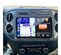 9 inch Android 14 Double Din Autoradio for VW Tiguan 2007-2015 with Wireless Carplay Android, 4+64G Touchscreen Android Car Radio GPS Navi Head Unit Bluetooth FM/RDS Backup Camera Miror Link