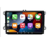 9 inch Doppio Din Autoradio per VW Sharan 2010 2011 2012 2013 2014, 4+64G Android 14 Touch Screen Head Unit GPS Navi Bluetooth Radio with Wireless Carplay Android Backup Camera WiFi FM/RDS Mirror Link
