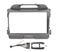 9-Inch GPS Navigation Panel Trim Dash Board Fascia Bezel Replacement for KIA Sportage SL 2010-2016, Anti-Scratch ABS Plastic Central Control Bezel