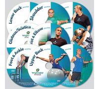 9 Isolation Exercise and Stretch Workout DVDs to Lessen Pain, Increase Strength, Improve Flexibility and Range of Motion from Head to Toe with Aaron Wright