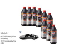 9 L Liqui Moly 1100 Trasmissione Vaico Filtro Olio per Jeep Grand Cherokee