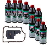 9 L Liqui Moly 1800 Trasmissione Denckermann Filtro Olio per Mazda 3 2.0 2.2