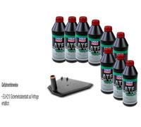 9 L Liqui Moly 1800 Trasmissione Vaico Filtro Olio per Audi Q7 3.0 Tdi