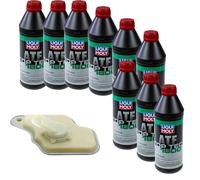 9 L Liqui Moly 1800 Trasmissione Vaico Filtro Olio per Peugeot 208 308 Cc