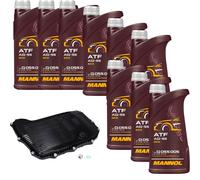 9 L MANNOL ATF AG55 FEBI Filtro Olio Cambio Per Audi A6 Avant 3.0 50 TDI Mild