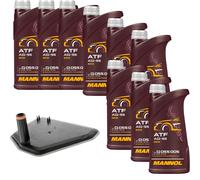 9 L MANNOL ATF AG55 VAICO Filtro Olio Cambio Per Audi Q7 3.0 TDI Quattro 4.2