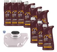 9 L mannol Atf AG55 Vaico Filtro Olio Trasmissione per Mini Cabriolet COOPER S