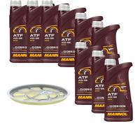 9 L mannol Atf AG55 Vaico Filtro Olio Trasmissione per VW Bora 1.6 2.0 Vans IV