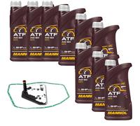9 L MANNOL ATF AG60 Olio Del Cambio FEBI Filtro Olio Cambio Per Audi A8 3.0 TDI
