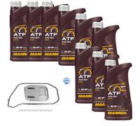 9 L mannol Atf AG60 Olio per Ingranaggi Meyle Filtro Trasmissione Audi A8 4.2