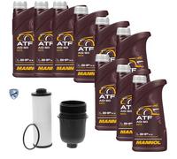 9 L mannol Atf AG60 Olio per Ingranaggi Vaico Filtro Trasmissione di Audi Q5 3.0