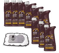 9 L MANNOL ATF DENCKERMANN Filtro Olio Cambio Per Audi Q7 3.0 TDI Quattro 4.2