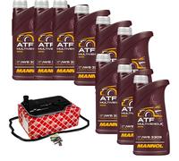 9 L MANNOL ATF Multivehicle FEBI Filtro Olio Cambio Per Mercedes M-Class ML 350