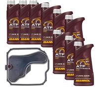 9 L mannol Atf Multivehicle Jws Denckermann Filtro Olio Trasmissione per Peugeot