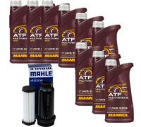 9 L MANNOL ATF Multivehicle JWS MAHLE Filtro Olio Cambio Per Ford Kuga II 2.0