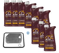 9 L MANNOL ATF Multivehicle JWS MEYLE Filtro Olio Cambio Per Audi 100 2.6 2.8 E
