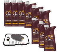 9 L MANNOL ATF Multivehicle JWS MEYLE Filtro Olio Cambio Per Mercedes C-Class