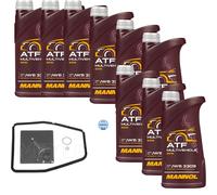 9 L mannol Atf Multivehicle Jws Meyle Filtro Olio Trasmissione per BMW 5er 520i