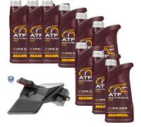 9 L mannol Atf Multivehicle Jws Vaico Filtro Olio Trasmissione per Volvo V70 II