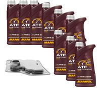 9 L mannol Atf Multivehicle Jws Vaico Filtro Olio Trasmissione per VW Polo 1.4