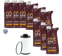 9 L mannol Atf Multivehicle Jws Vaico Filtro Olio Trasmissione per VW Touran 1.6