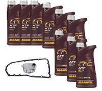 9 L MANNOL ATF SP-III FEBI Filtro Olio Trasmissione Per Jeep Compass 2.4 4x4 2.0