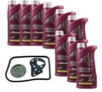 9 L MANNOL Dexron II Trasmissione Mann Filtro Olio per Audi 80 1.6 1.8 Coupé