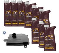 9 L MANNOL Dexron III VAICO Filtro Olio Cambio Per Suzuki Wagon R+ 1.3 Ignis