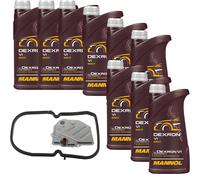9 L mannol Dexron VI Olio per Ingranaggi Febi Filtro Trasmissione Mercedes-Benz